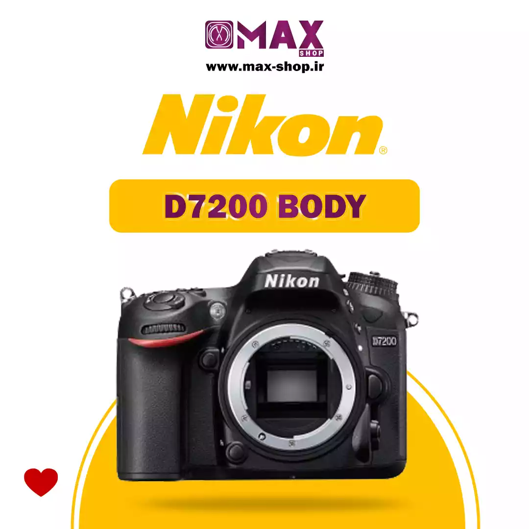 دوربین حرفه ای نیکون | Nikon D7200 Body دست دو